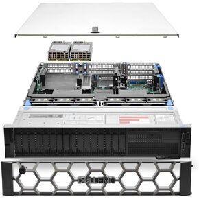 Dell PowerEdge R740 Server 2.7Ghz 48-Core 256GB 2X 960GB SSD 14x 1.2TB 12G H730P (Renewed)