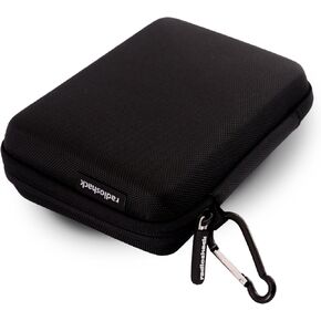 RadioShack Small Cable Organizer Travel Case, Bag Organizer for Phone Charging Cords, HDMI Cables, and More, Black