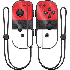MightySkins Glossy Glitter Skin for Nintendo Joy-Con Controller - Battle Ball | Protective, Durable High-Gloss Glitter Finish | Easy to Apply, Remove, and Change Styles | Made in The USA