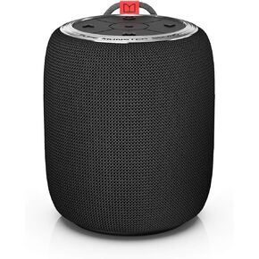 Monster S110 Bluetooth Speaker, Portable Wireless Speaker with Pure Sound, IPX5 Waterproof, TWS Pairing, Small Size and Lightweight Speaker for Outdoor/Indoor/Mountain Climbing(Black)