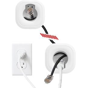 in-Wall Cable Management Kit - Hide TV Wires When Mounting A TV - Includes Power & Low Voltage Cable Management