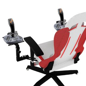 EG STARTS Games Flight Joystick Chair Mount For SimTask Farmstick Flight Simulation Game Joystick Throttle Hotas Systems Compatible with Logitech G X56, X52 Thrustmaster T.16000M, T.Flight Hotas X