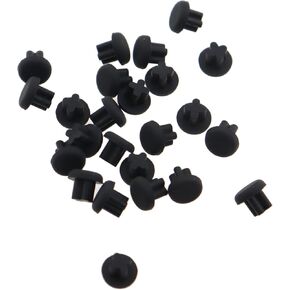 15PCS Black Headphone Rubber Hole Plug Computer Audio Hole Dust Plug Headphone Port for Desktop Audio Jack and Mobile Phone Headphone Listening 3.5mm Jack