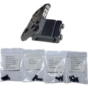 ADE 45 درجة إزاحة RMR مسدس البصريات جبل متوافق مع Trijicon RMR/SRO ، Holsun 407C/507C/ESP CARRY/407K ، Vortex Viper/Venom/Razor ، Burris Fastfire ، Ade RD3-006،009،012،013،015،018،020،020،020،020،020،020،020،020،020،