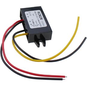 46mm Black Power Converter 12V to 9V 3A Power Module Electronic Transformer for Car Recorder Car Navigation Car Stereo Radio
