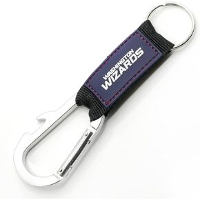 Pro Specialities Group Washington Wizards Carabiner Wordmark Blue