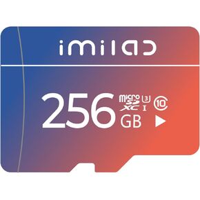 IMILAB microSDXC UHS-I Memory Card, U3, A2, V30, Class 10, Micro SD Card Compatible with IMILAB Security Camera (256, GB)