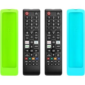 【Pack of 2】 Newest Universal Remote with Soft case Control for Samsung-TV Remote, Compatible All Samsung Smart TV LCD LED HDTV 3D Smart TVs Models