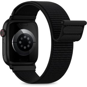 Nylon Loop Sport Band Compatible with Apple Watch Bands for Women Men 40mm 44mm 45mm 46mm 49mm 38mm 42mm, iWatch Wrist Straps for Ultra 2, SE, Series 10 9 8 7, Breathable, Soft Band Ideal for Outdoor