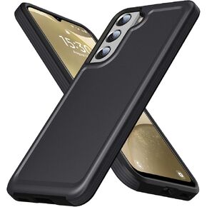 for Samsung Galaxy S21 Case,Shockproof Protective Phone Case with Dual Layer - Military Protection Bumper Tough PC and TPU Cover Case for Galaxy S21,Black,MUS-QL-02-01