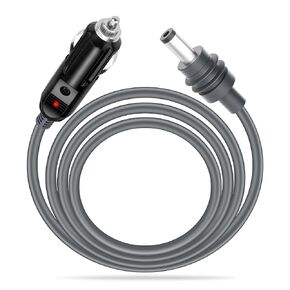Starlink Mini DC to Cigarette Power Cable 10FT/3M Starlink Car to 12V-24V DC Power Cable 18AWG Car Cigarette Lighter Male Plug to DC Starlink Mini Extension Cord for Cars Trucks Ships Waterproof Gray
