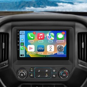 Android 13 Car Radio Stereo 2+64G for Chevy Silverado GMC Sierra 2014-2018 with Backup Camera Wireless Carplay Android Auto