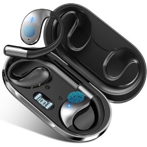 Wireless Earbuds Bluetooth Headphones - Translation Earbuds Real Time - Language Translator Ear Buds - Audifonos Traductores Inglés Español - Online Two-Way AI Translating Headphones, Black