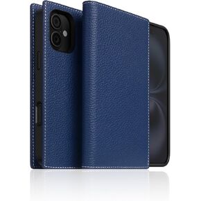 D8 Neon Full Grain Leather Wallet Case for iPhone 16 Plus - [2-in-1] Handcrafted Detachable Diary Style with Magnetic MagSafe Back Cover, Gift Box Included (Coral)
