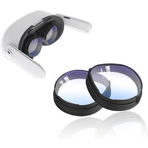 1 زوج VR VR Magnetic Anti-Plue Glasses Lens for Quest 3S VR Lenses Accessories Antiigue وحماية العين in Kuwait