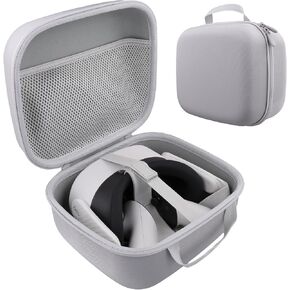 co2CREA Hard Case Compatible with Meta Quest 3S Virtual Reality VR Headset