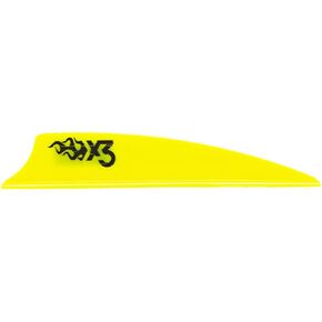 BOHNING X3 VANES 2.25" Shield Cut Neon Yellow, 36pk