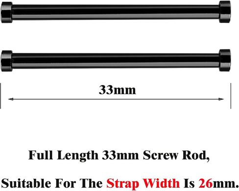 26mm Stainless Steel Screw Tube Kit Screwdrivers Watch Band Lug Link Pins Compatible with Garmin Fenix 5X/5X Plus/Fenix 3/Fenix 3 / HR Fenix 6X / Fenix 6X pro in Saudi Arabia