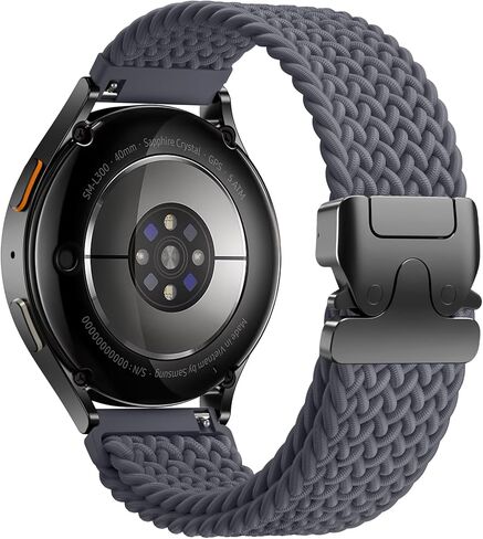 DaQin Stretchy Braided Band Compatible with Samsung Galaxy Watch 7 Band/FE 6 5 4 40mm 44mm/Watch 6 Classic 47mm 43mm/4 Classic 46mm 42mm/Watch 5 Pro 45mm/Active 2, 20mm Nylon Sport Strap for Men Women in Kuwait