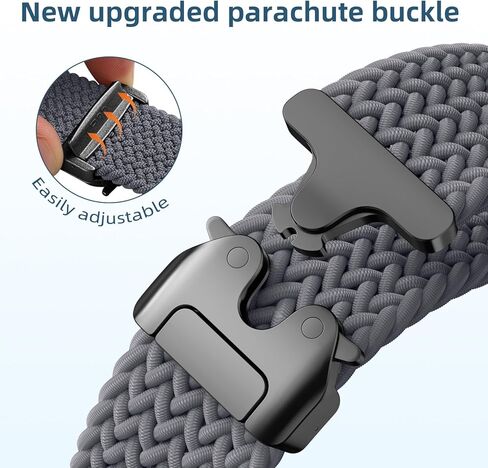 DaQin Stretchy Braided Band Compatible with Samsung Galaxy Watch 7 Band/FE 6 5 4 40mm 44mm/Watch 6 Classic 47mm 43mm/4 Classic 46mm 42mm/Watch 5 Pro 45mm/Active 2, 20mm Nylon Sport Strap for Men Women in Kuwait