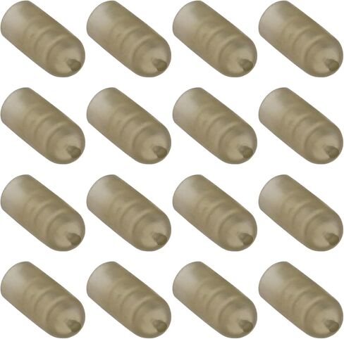 Sing F Ltd 50pcs صيد الجانبية السلكة حبات 12x6mm حجم كبير للألاستيك من 12 إلى 18 حبات السيليكون الاسطوانة ملحقات صيد الكرب in Kuwait