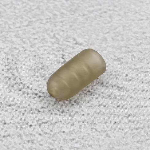 Sing F Ltd 50pcs صيد الجانبية السلكة حبات 12x6mm حجم كبير للألاستيك من 12 إلى 18 حبات السيليكون الاسطوانة ملحقات صيد الكرب in Kuwait