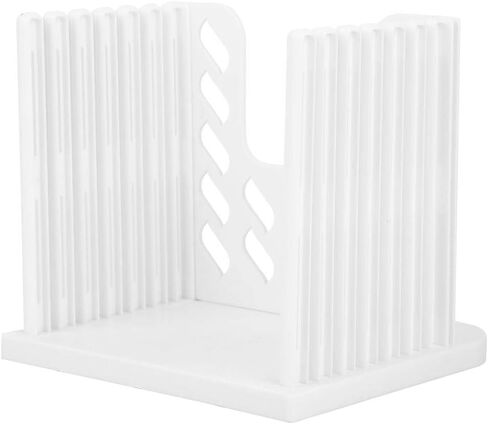 Slicer الخبز القابل للتعديل خبز الرغيف صانع الخبز المحمص قاطع القاطع القاطع الدليل الخبز المحمص لخبز الخبز محلي الصنع خبز الأدوات شطرة التقطيع ملحقات المطبخ (6.3x5.9x5.in in Kuwait