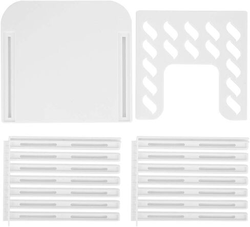 Slicer الخبز القابل للتعديل خبز الرغيف صانع الخبز المحمص قاطع القاطع القاطع الدليل الخبز المحمص لخبز الخبز محلي الصنع خبز الأدوات شطرة التقطيع ملحقات المطبخ (6.3x5.9x5.in in Kuwait