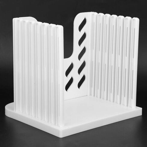 Slicer الخبز القابل للتعديل خبز الرغيف صانع الخبز المحمص قاطع القاطع القاطع الدليل الخبز المحمص لخبز الخبز محلي الصنع خبز الأدوات شطرة التقطيع ملحقات المطبخ (6.3x5.9x5.in in Kuwait