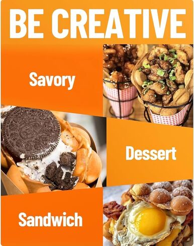 صانع وافل الفقاعات المزدوج التجاري ، 1500 واط من الفولاذ المقاوم للصدأ ، صانع وافل البيض غير القابل للصدأ ، 180 درجة ، من 50-250 ℃ درجة حرارة قابلة للتعديل ، للاستخدام المنزلي والتجاري in Kuwait