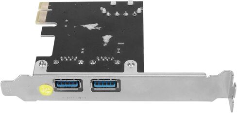 PCI E إلى USB 3.0 2 بطاقة توسيع المنفذ ، مناسبة لسطح المكتب XP/VISTA/7/8/10/11/LINUX/UBUNTU 2 x اكتب بطاقة وحدة تحكم PCIE وتشغيلها 5 جيجابت في الثانية in Saudi Arabia