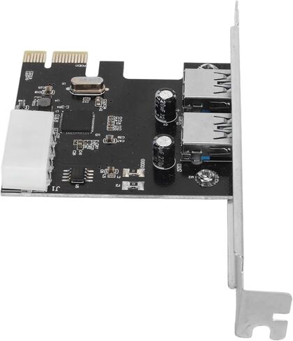 PCI E إلى USB 3.0 2 بطاقة توسيع المنفذ ، مناسبة لسطح المكتب XP/VISTA/7/8/10/11/LINUX/UBUNTU 2 x اكتب بطاقة وحدة تحكم PCIE وتشغيلها 5 جيجابت في الثانية in Saudi Arabia