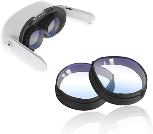 1 زوج VR VR Magnetic Anti-Plue Glasses Lens for Quest 3S VR Lenses Accessories Antiigue وحماية العين in Kuwait