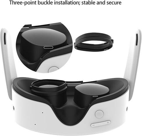 1 زوج VR VR Magnetic Anti-Plue Glasses Lens for Quest 3S VR Lenses Accessories Antiigue وحماية العين in Kuwait