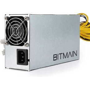 Bitmain Genuine Antminer Power Supply APW7 PSU 1800w 110v 220v New Model for S9 or L3+ or Z9 Mini or D3 ASICs w/ 10 Connectors