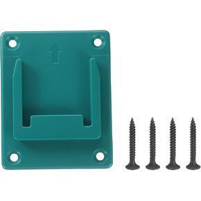 HARFINGTON Battery Holder Wall Mount Tool Holder Dock Battery Storage Rack for 14.4V 18V Li-ion, Blue