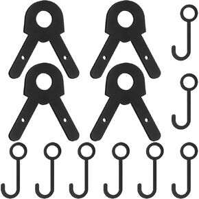 Jenaai 2 Sets Shooting Target Stand Kit Steel Hanger Holder DIY Gong Target Kit for 1 Inch Electric Metallic Tube Conduit