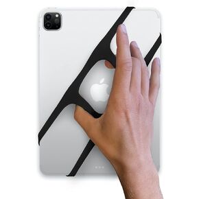 Tablet Handle, Holder, Grip for iPad Kindle Fire HD Surface Galaxy Tab and Compatible with Any Tablet with a Display from 9 inches to 11 inches (Mid-Size D3 Black)