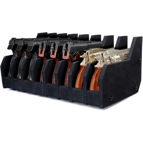 Foam Pistol Rack Handgun Holder for Gun Safe,Gun Safe Accessories,Gun Storage Cabinet Accessories,Gun Safe Organizer,Pistol Display Stand,Gun Storage Solutions