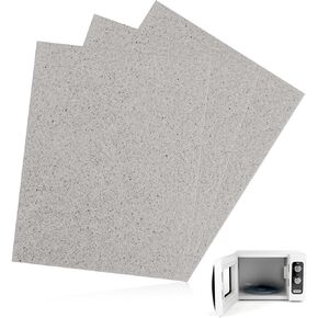 150 X 120mm 3 Pack Waveguide Cover Mica Plates Sheets, Universal Mica Sheet for Microwave Oven, Free Cutting According to The Required Size for Universal Microwave Oven Repairing Part