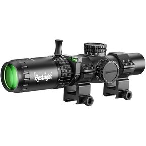 BESTSIGHT 1-5X24 LPVO Rifle Scope,Fully Multi-Coated Lens,Wind and Elevation Adjust, 30mm Diameter,Milling Reticle(Variable Power,sfp,) Low Power Variable Optic Scope (lpvo Scope)