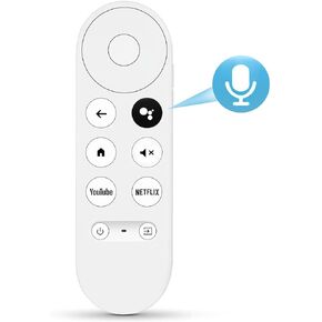 Replacement Voice Remote Control for Google Chromecast 4K HD TV, for Chromecast with Google TV Remote, for Google TV HD/ 4K Snow Streaming Stick, for G9N9N, GA01919-US, GA01920-US, GA01923-US