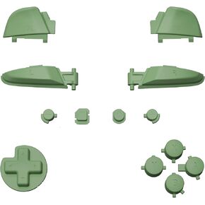 extremate Matcha Green Repair Abxy d -pad Zl Zl L R Keys for Nintendo Switch Pro Controller ، أزرار مجموعة كاملة من DIY مع أدوات لوحدة التحكم Nintendo Switch Pro - وحدة تحكم غير متضمن