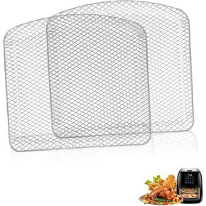 Air Fryer Oven Shelf for Chefman 6.3QT 4-In-1 Digital Air Fryer Oven, Upgraded Dehydrator Rack Grill Crisper Plate Tray Insert Grate Grid for 6.3QT Chefman Air Fryer Oven, Dishwasher Safe