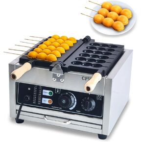 Commercial Electric Bubble Skewer Waffle Ball Machine/Waffle Ball Stick Maker Snack Equipment Ball Stick Maker for Restaurant Dessert Snack Bar Family