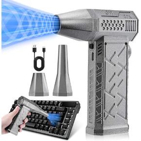 و Welltop Duster Air Air Duster ، 130000 دورة في الدقيقة ، Duster Air Electric ، ومروحة توربو ميني ميني قابلة لإعادة الشحن