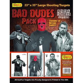 GunFun Bad Dudes - 9 Pack - 23x35