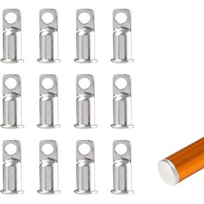 Aluminum Tent Pole End Tips Replacement, Flat Tent Pole End Caps