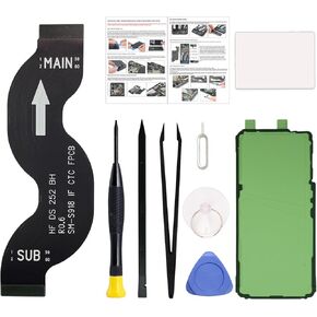 for Galaxy S23 Ultra Main Flex Cable Ribbon Replacement Repair Part, Compatible with S23 Ultra 5G SM-S918U, with Toolkit, Instruction
