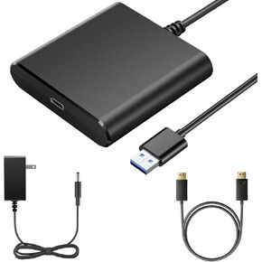 PS VR2 PC Adapter,PS VR2 PC Adapter&DisplayPort Cable-Expanded Library of Games That can be Played on PS VR2 (with PC Adapter),Includes: PS VR2 PC Adapter, Power Adapter, DP Cable